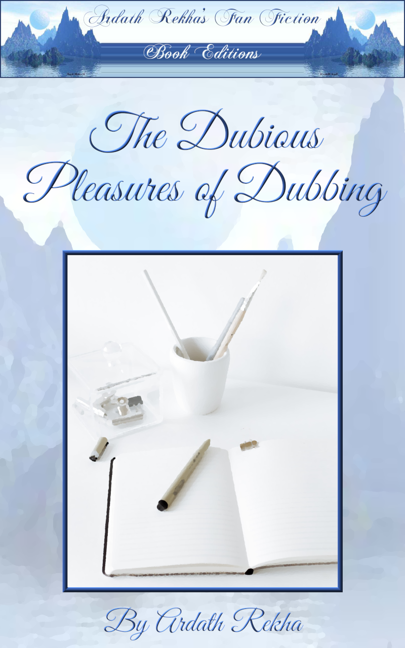 Cover art for “The Dubious Pleasures of Dubbing” by Ardath Rekha